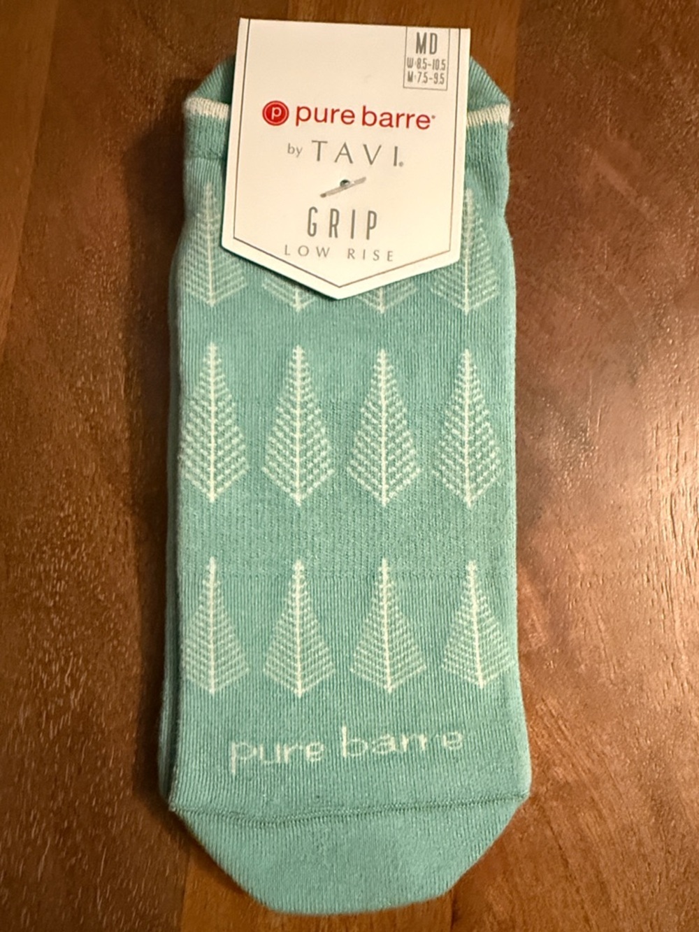 🌲🌲Dream Forest Pure Barre Low-Rise Grip Socks - Mint